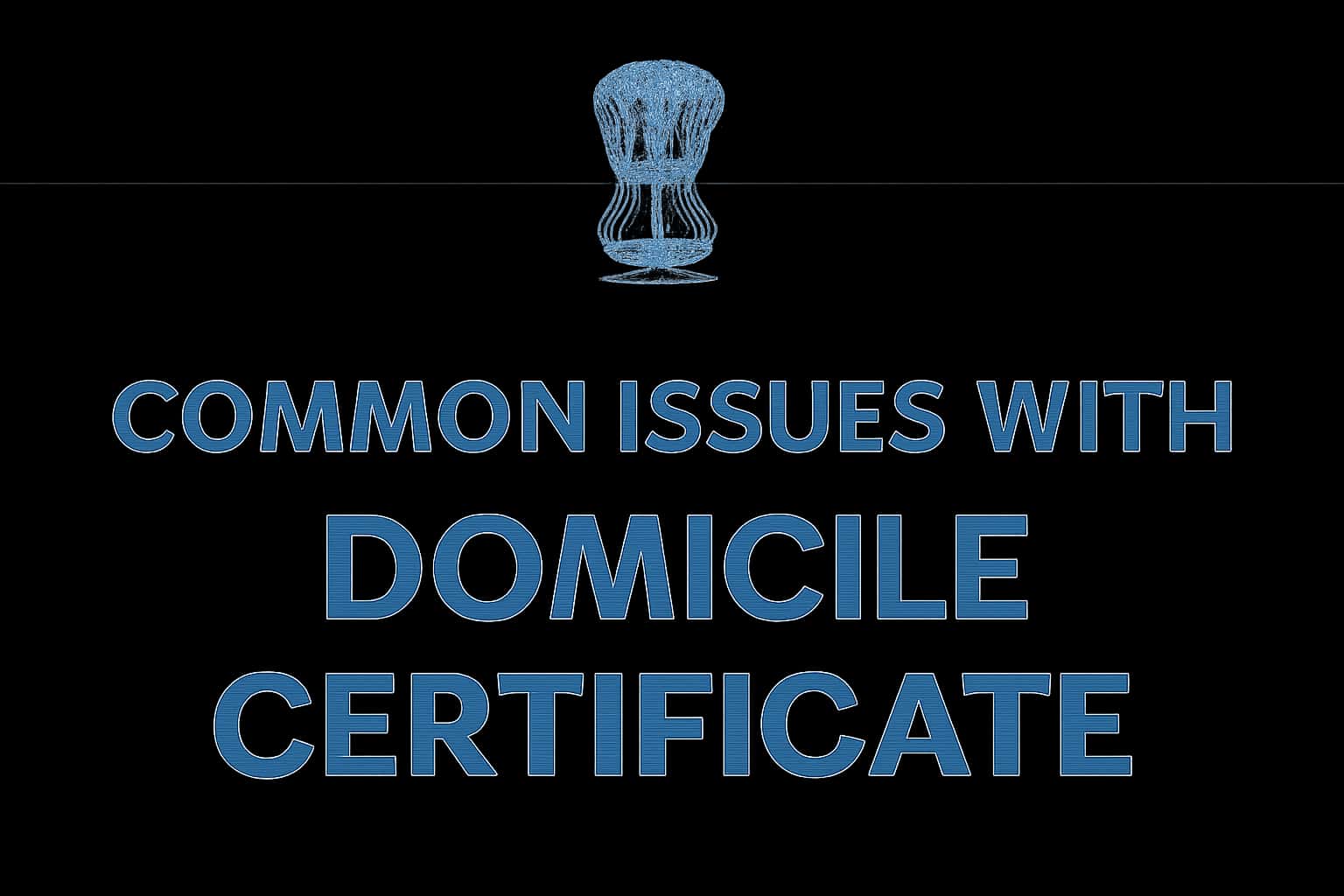 Common Issues with Domicile Certificate