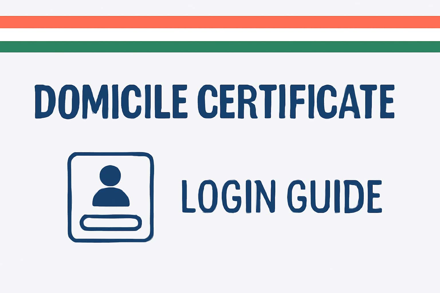Domicile Certificate Login Guide